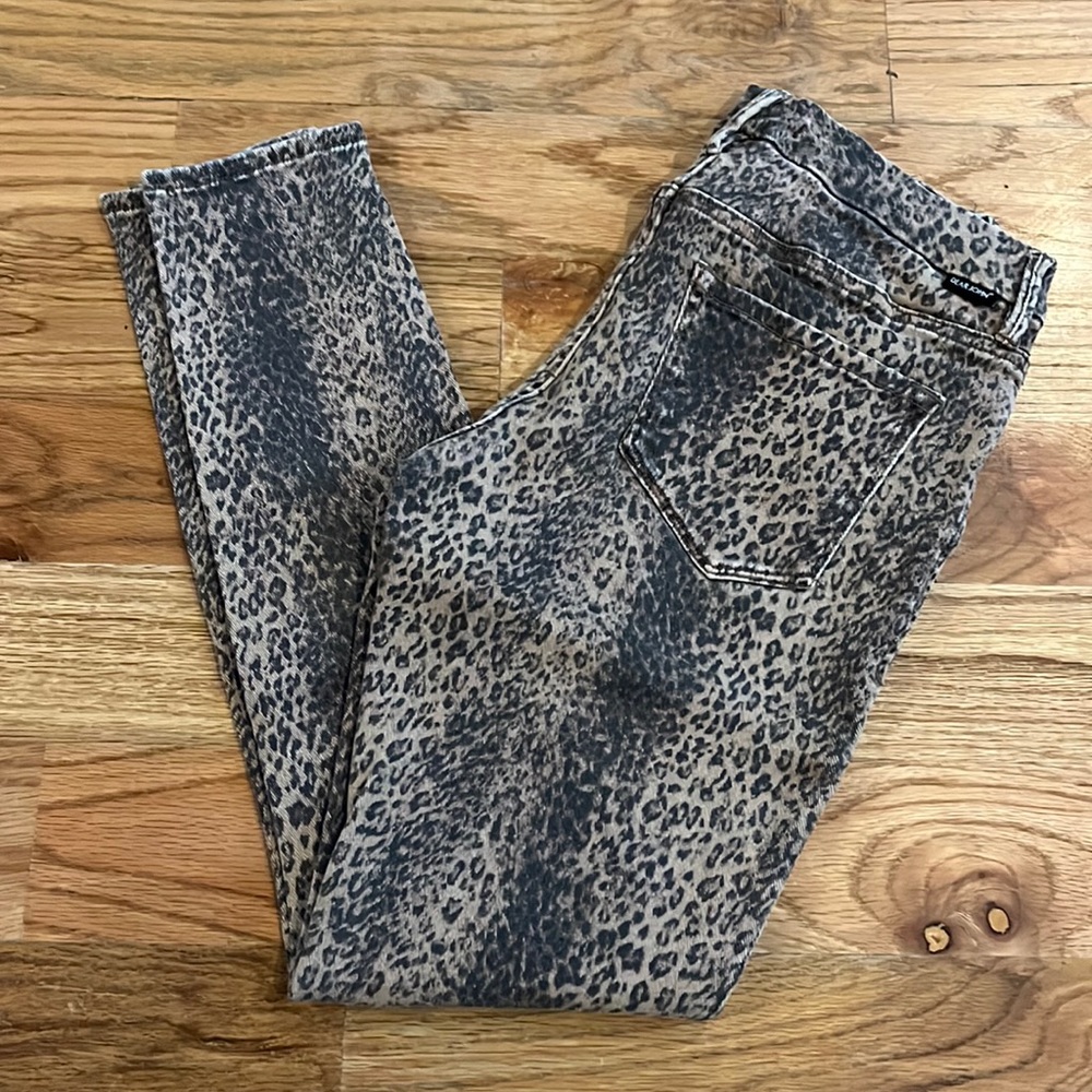 Dear John | Leopard Print High Waist Skinny Jeans (26)